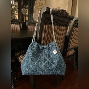 Tory Burch Fleming Quilted Hobo Bag